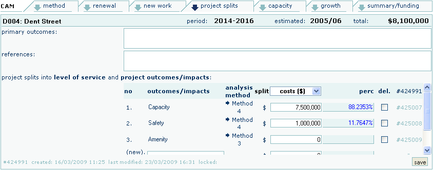 Cost Allocation Drivers