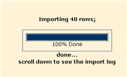 Growth Model Import Complete Dialogue