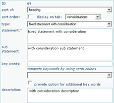 Statement Reference With Consideration and Sub