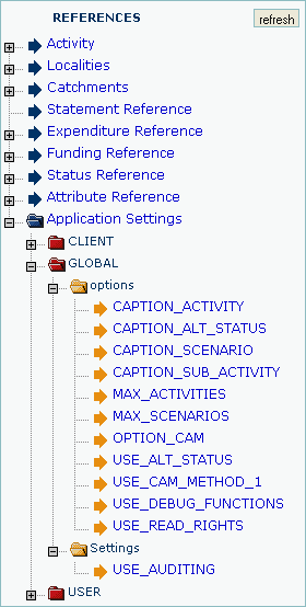 Application Settings - Global